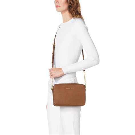 michael kors crossbody large bag|michael kors large saffiano crossbody.